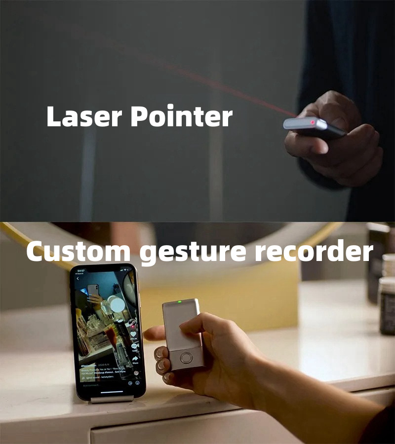 Cheerdots Wireless Air Mouse Presenter Trackpad Laser Pointer Clicker Bluetooth