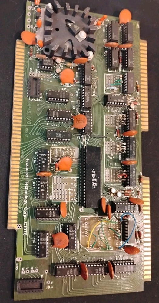 Processor Technology VDM-1 Rev D, 3P+S (1976) Matching S-100 Bus Boards Untested