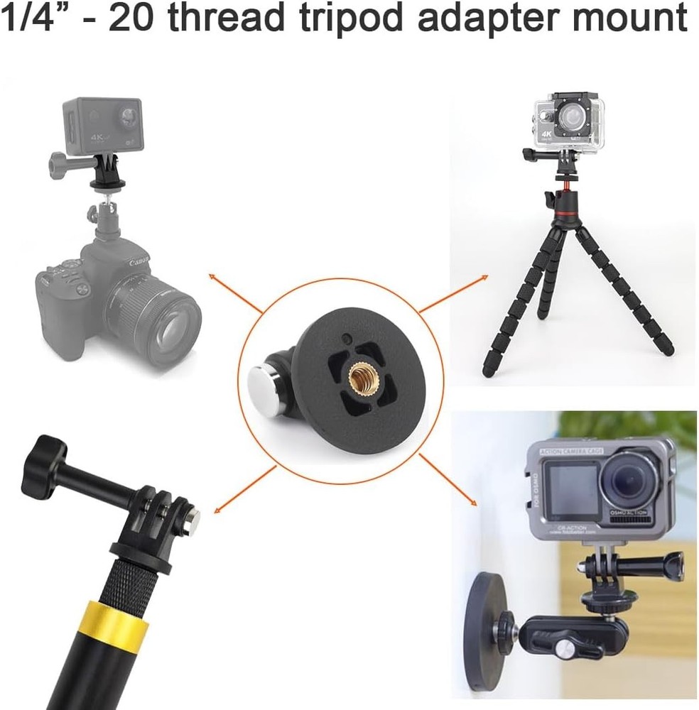 Action Camera Tripod Mount Adapter