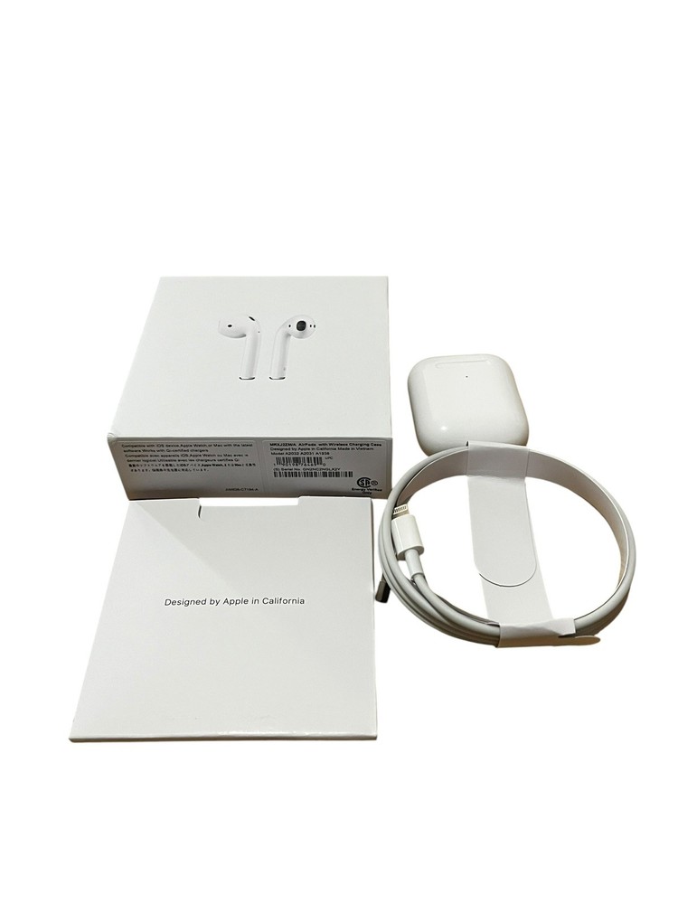 Apple AirPods 2nd Generation White Bluetooth Wireless In-Ear Earbuds