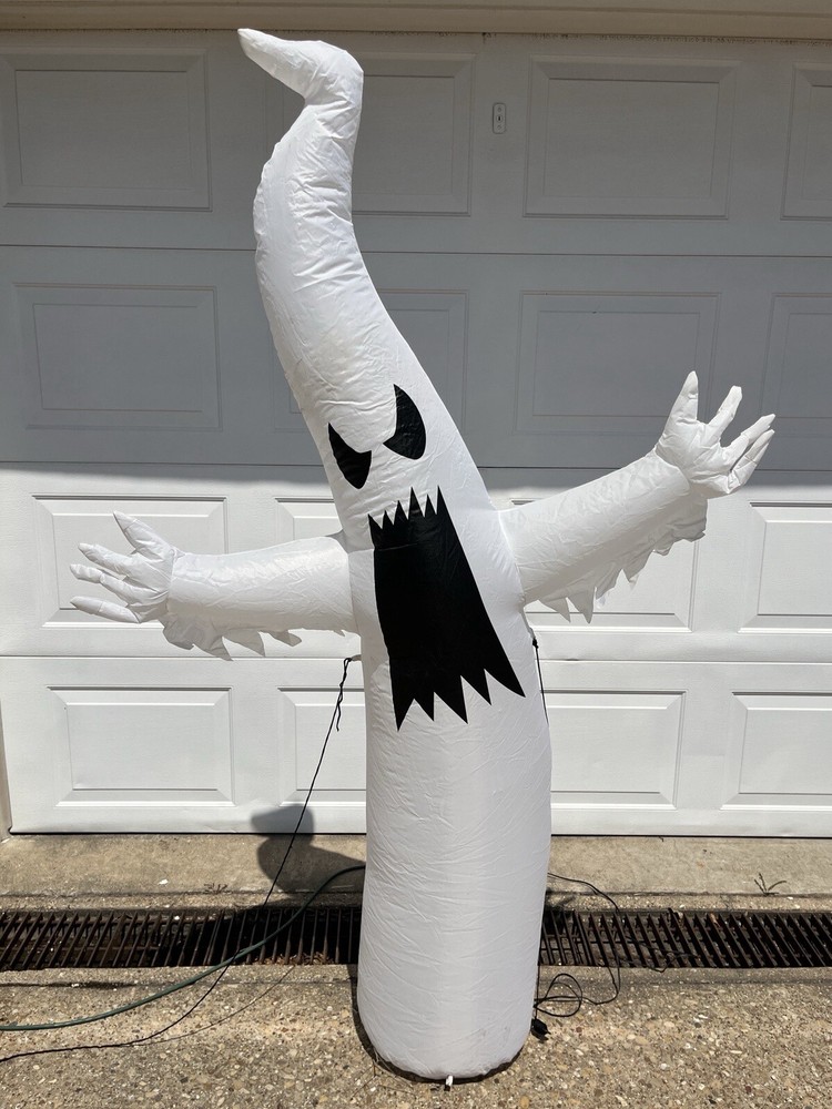 Two Airblown Halloween Ghost Inflatables