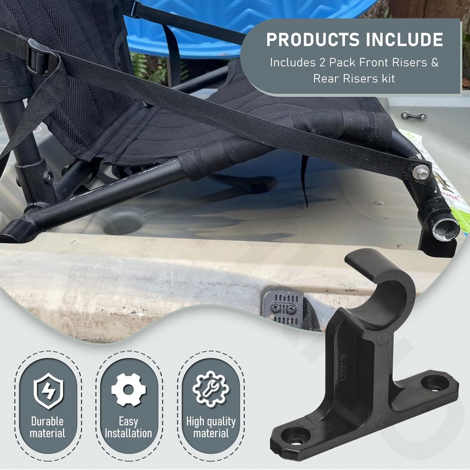 KAYAK SEAT RISER FOR LIFETIME TAMARACK PRO, KENAI PRO & TETON ANGLER W