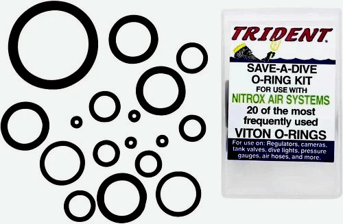 SAVE A DIVE O-ring NITROX Kit, SCUBA equipment diving accessory, Trident diver