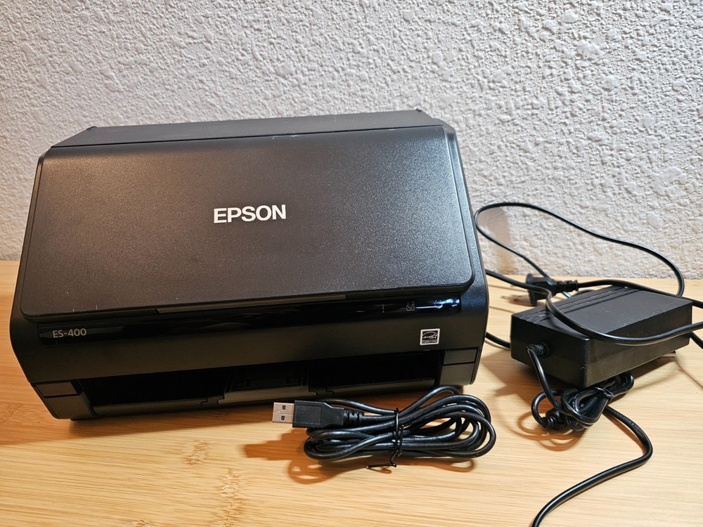 Epson Workforce ES-400 Color Duplex Document Scanner Untested