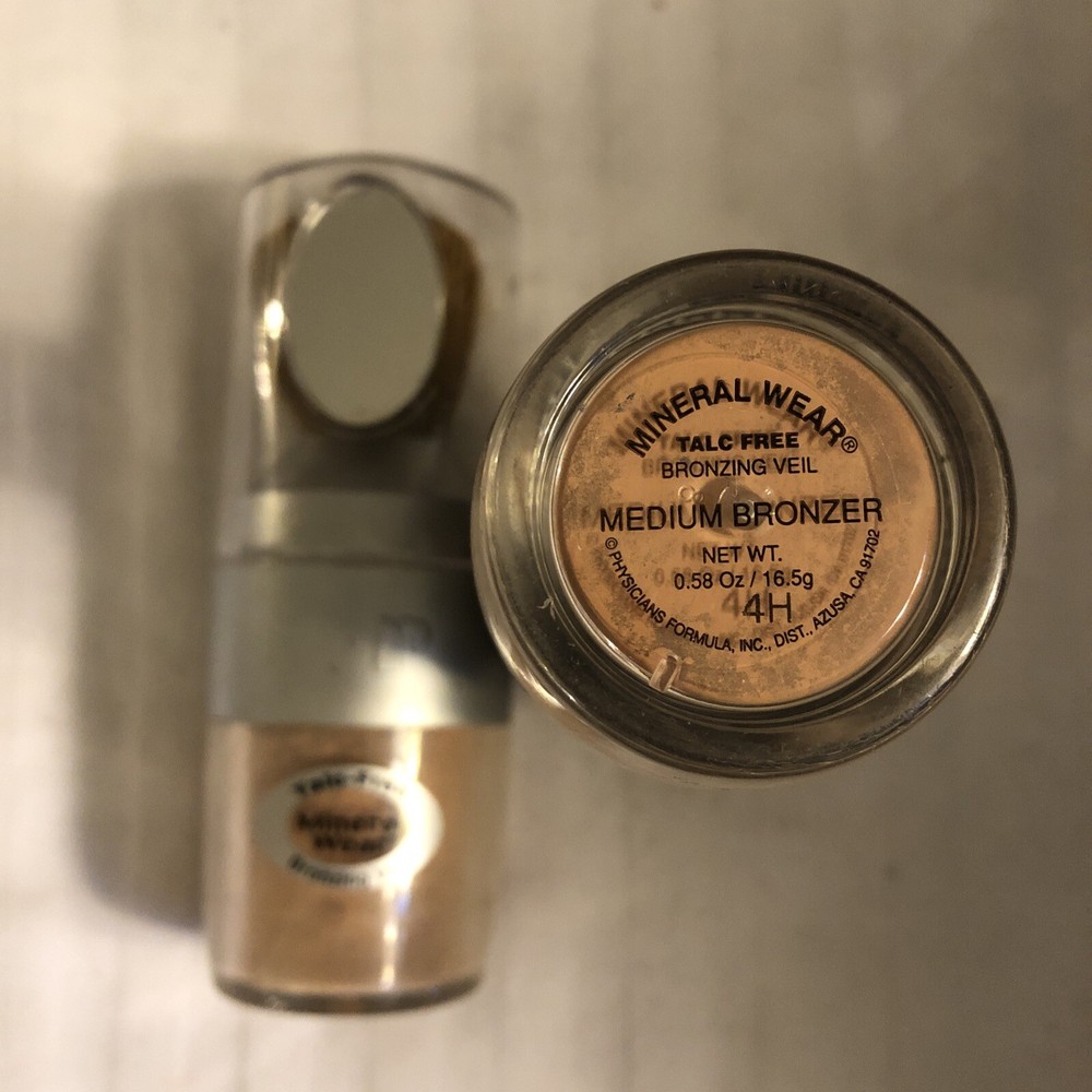 2x Physicians Mineral Wear Talc Free Medium Bronzer