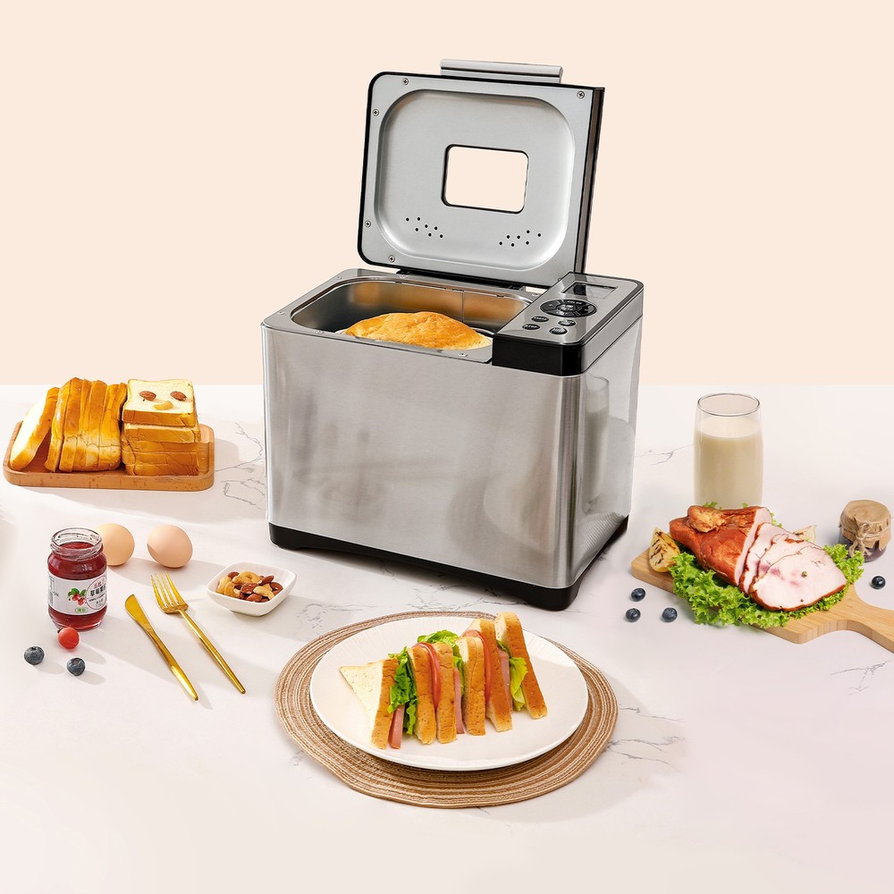 VEVOR 2LB 19-in-1 Bread Maker Automatic Compact Dough Machine Nonstick 3 Colors