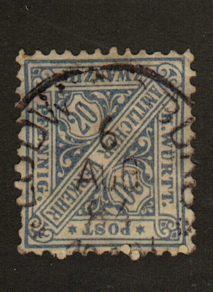 Wurttemberg #O100 used