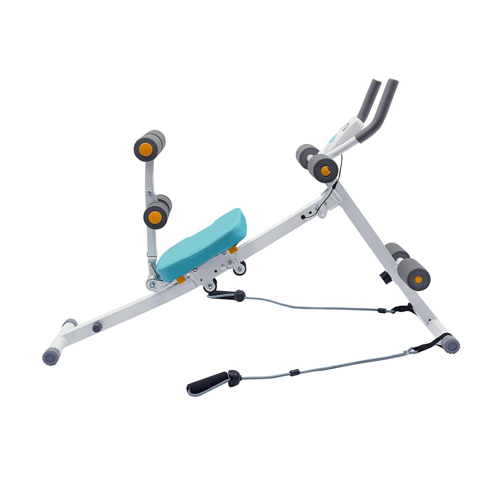 Multi-Workout Ab Machine Foldable Abdominal Cruncher Sit Up Bench Side Shaper