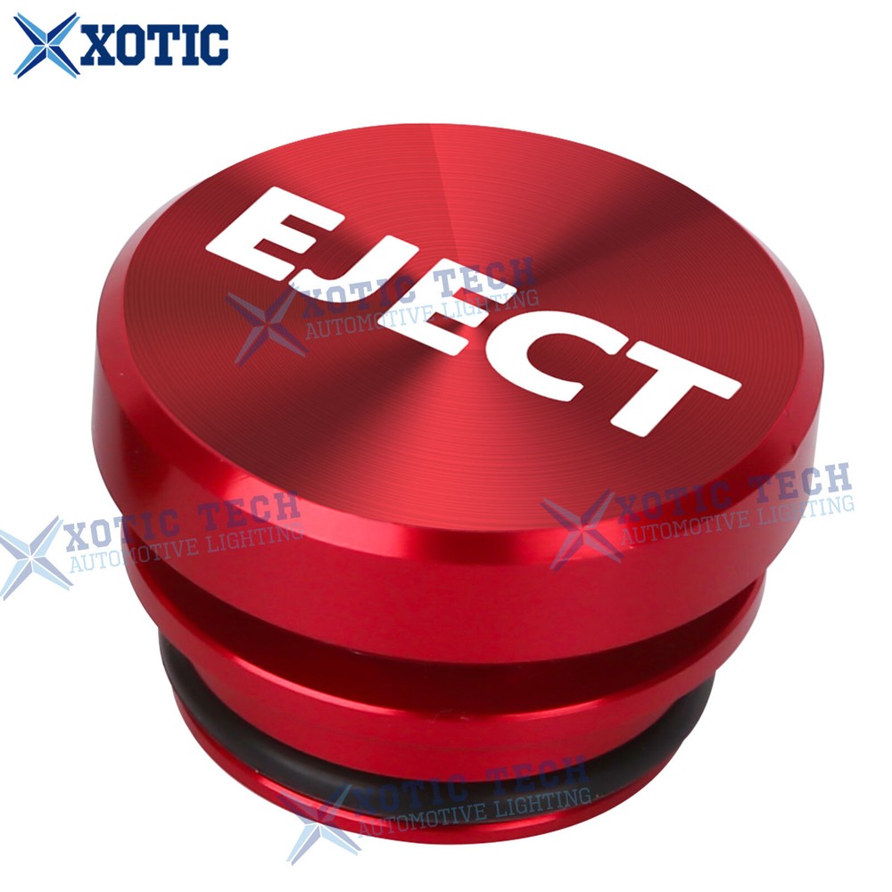 2X Interior Billet Aluminum Fire Missile Eject Button Car Cigarette Lighter Trim