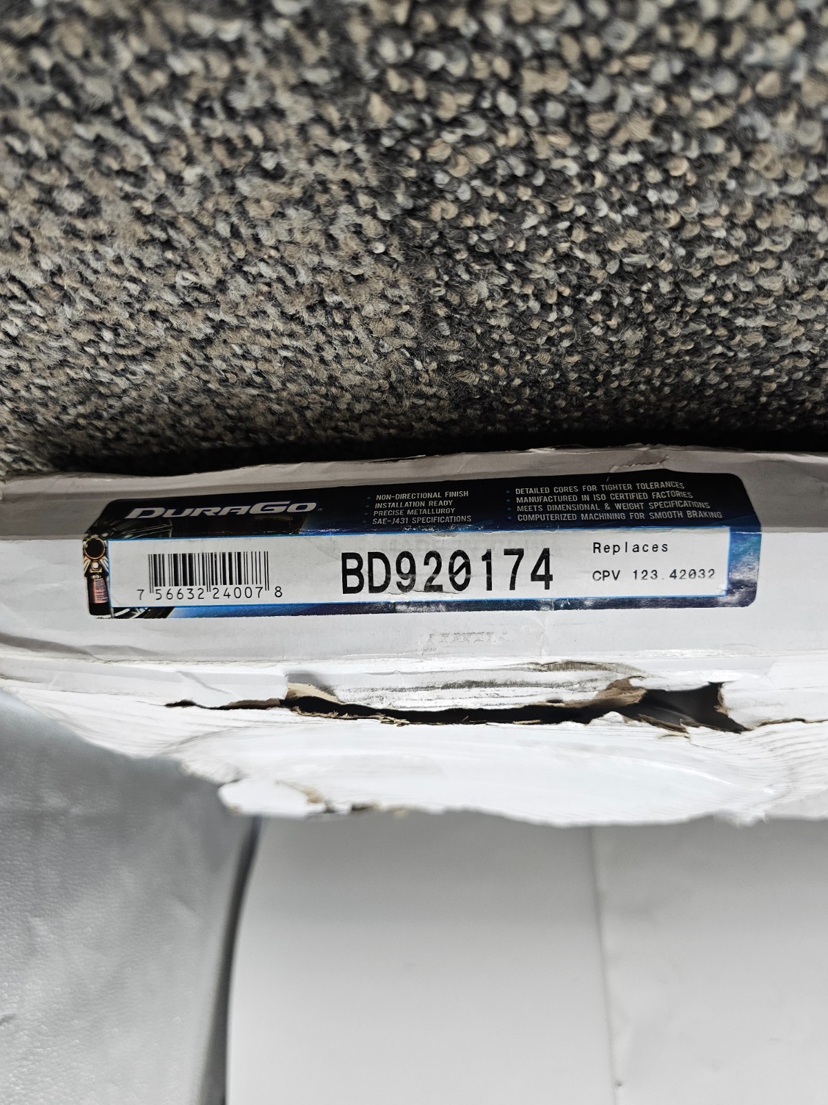 (QTY 2) DuraGo BD920174 Rear Brake Drum For 2013-2023 Nissan Sentra