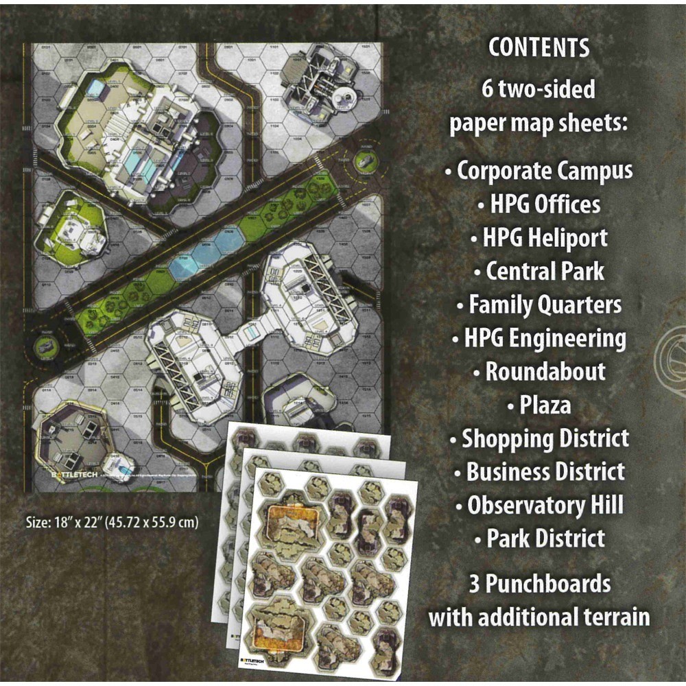 BattleTech: Map Pack: City CYT 35155