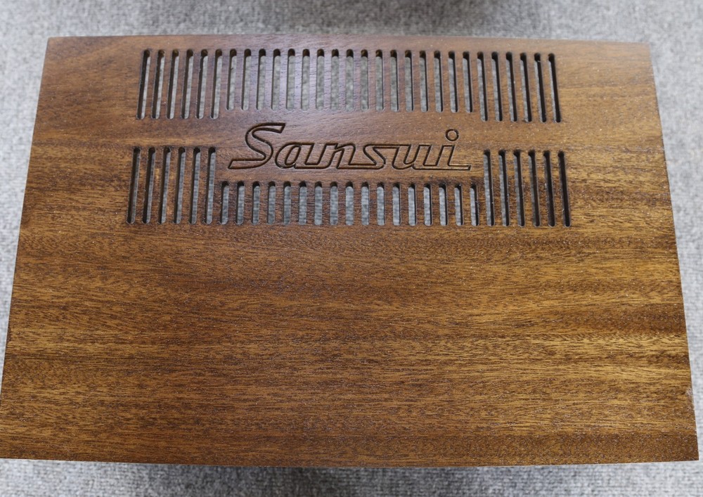 Sansui 8080/9090 Custom Made Cabinet Solid American Black Walnut