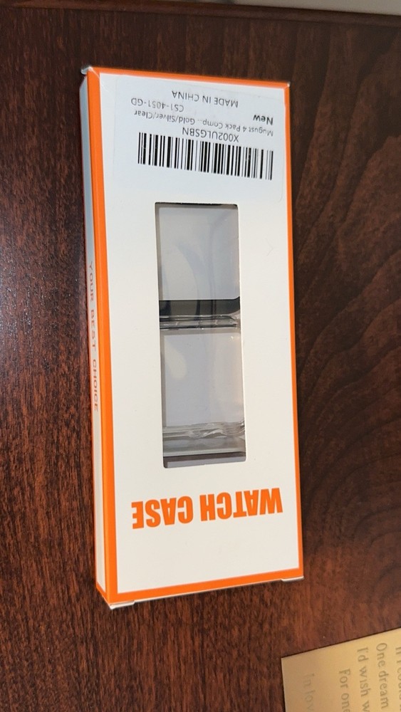 Apple watch case 38mm - 3 pack - New. Open Box.