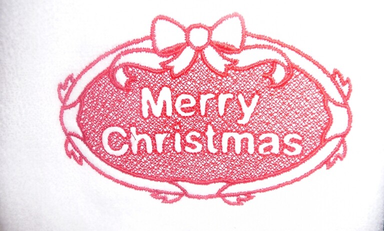Merry Christmas Fingertip Towel