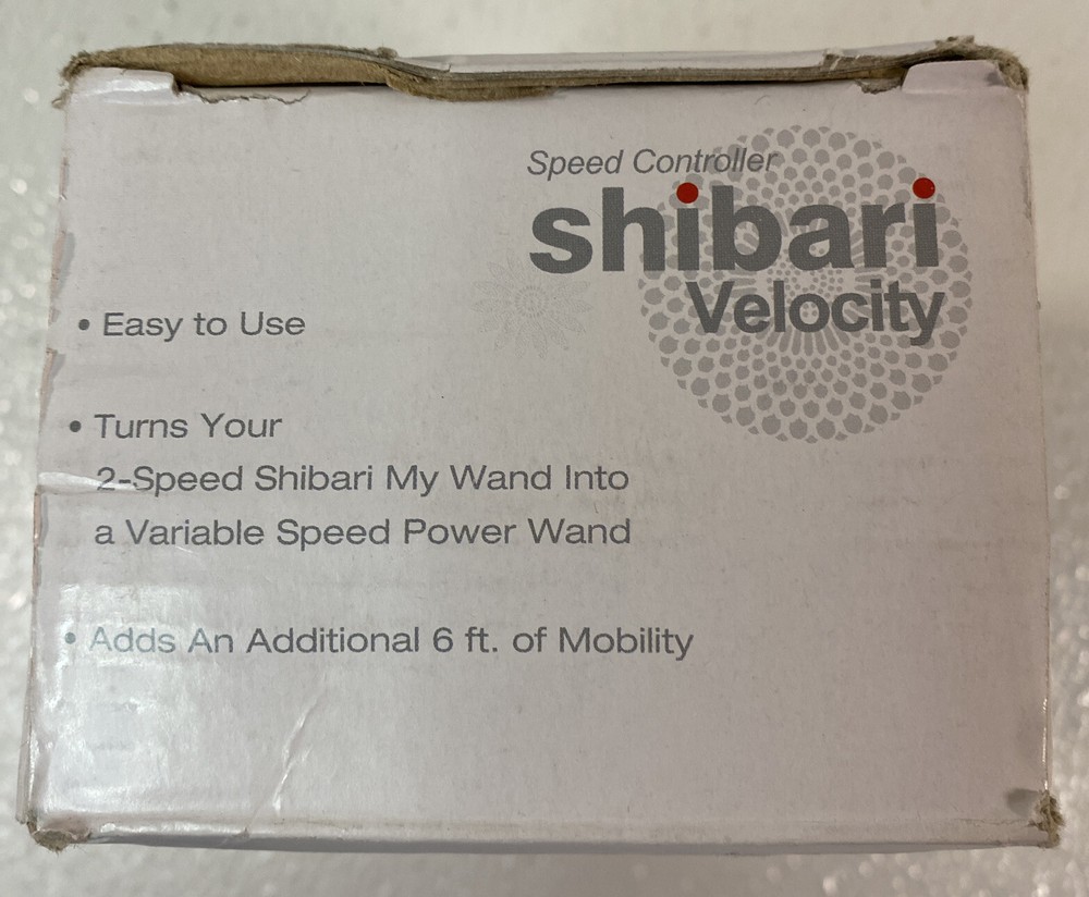 Shibari Velocity Plus 2 Speed Controller For My Wand Massager-6 Ft Mobility