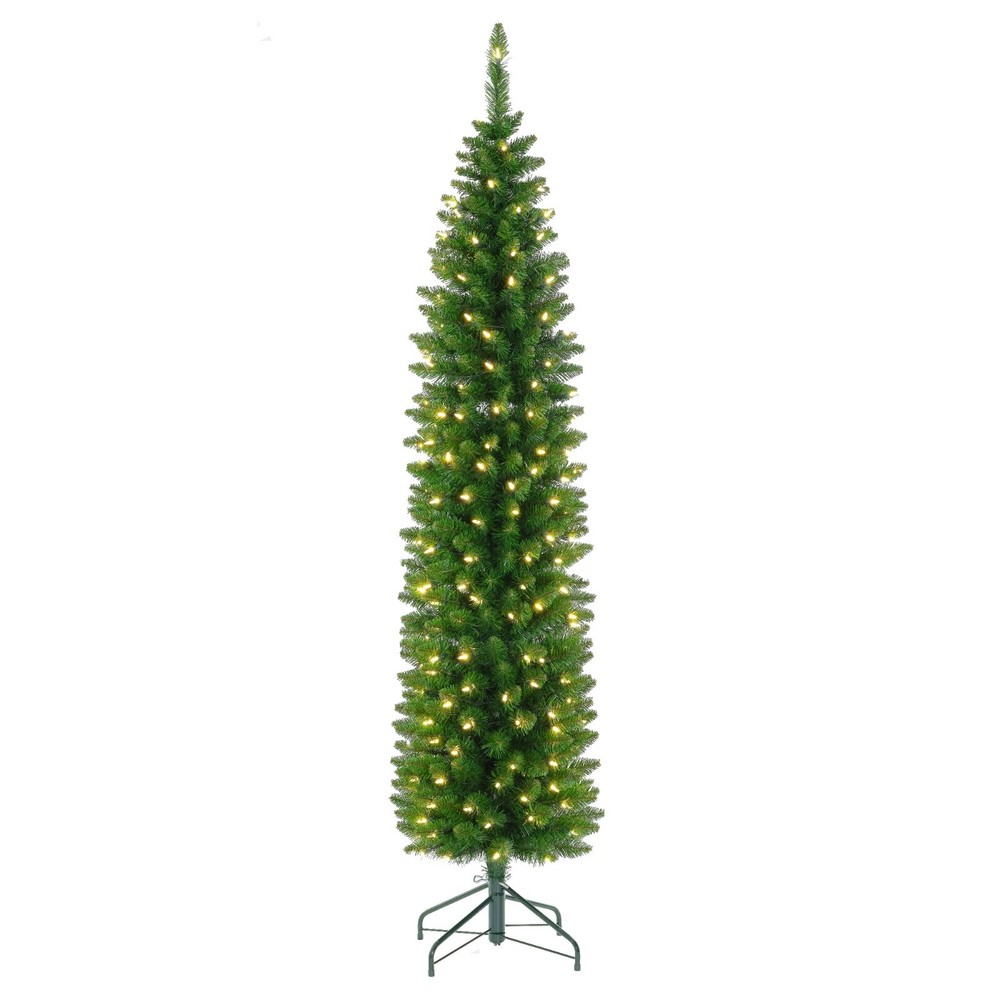 Prelit Artificial Christmas Tree, Candle tree, Pencil Tree, Slim Christmas Tree