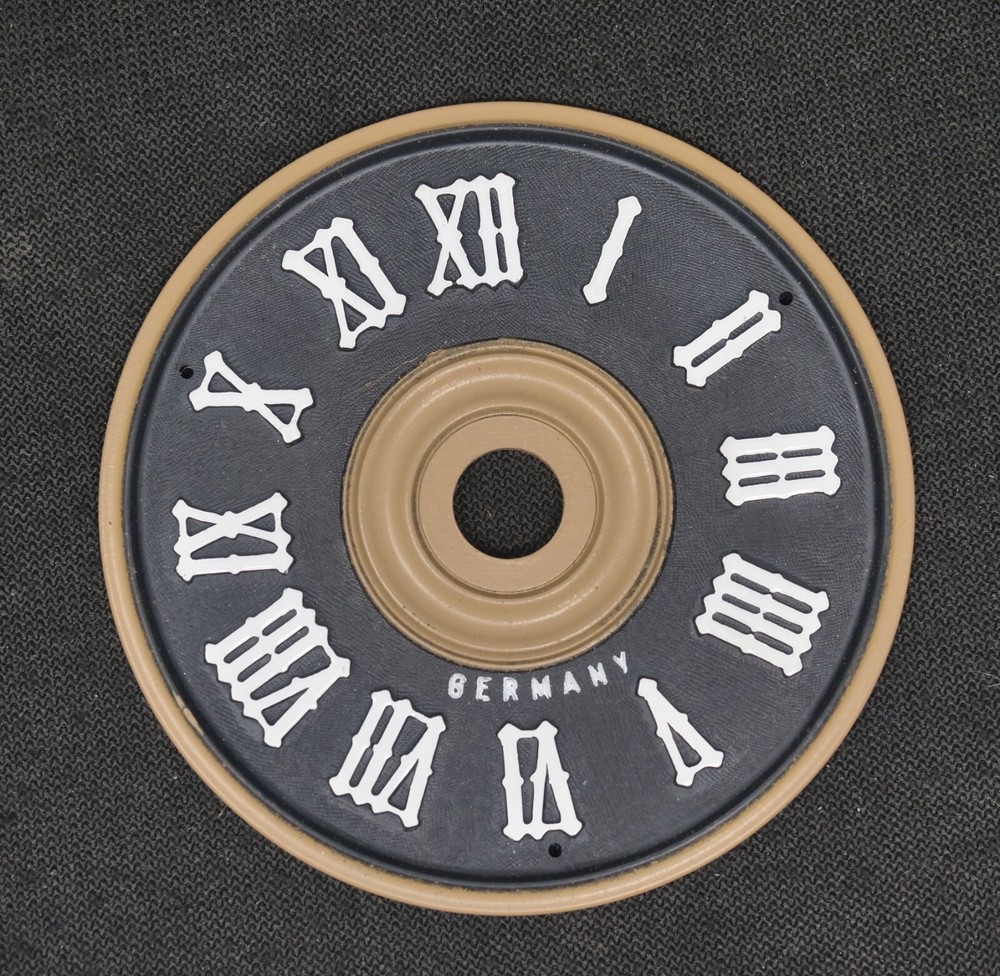 Germany Cuckoo Clock Plastic Clock Face/Dial 2 3/8" Wide