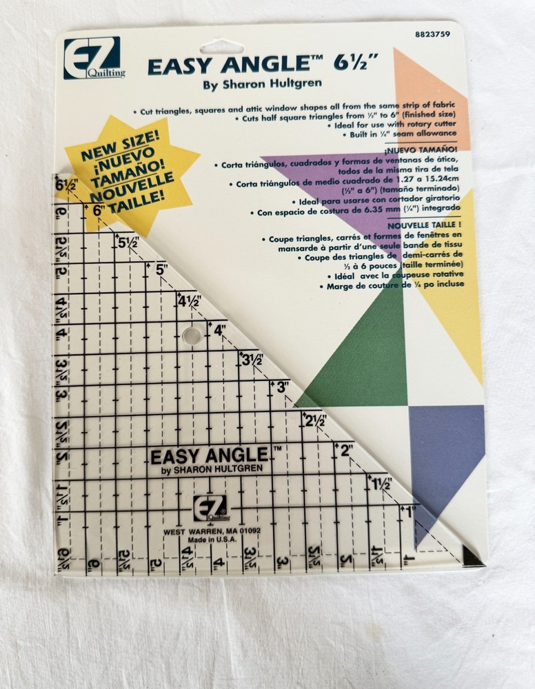 Quilter Tools - 3 Piece Bundle - Squares, and Rulers