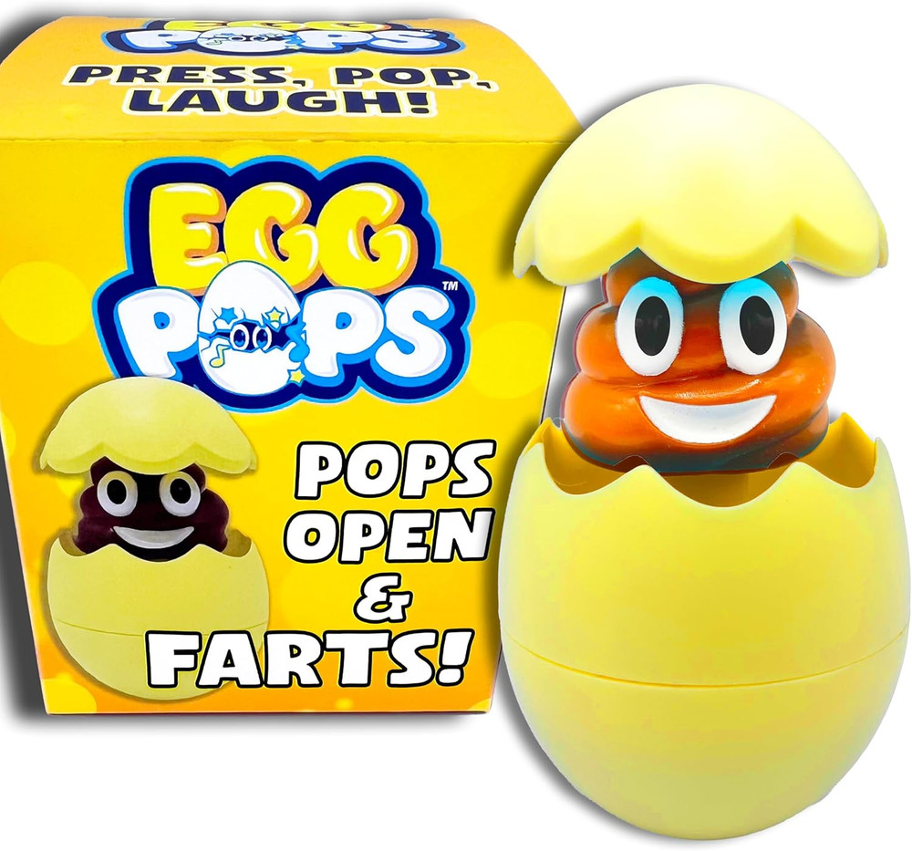 Egg Pops Talking Easter Egg Toy - Figure Pops up & Plays Sounds, Easter Basket S