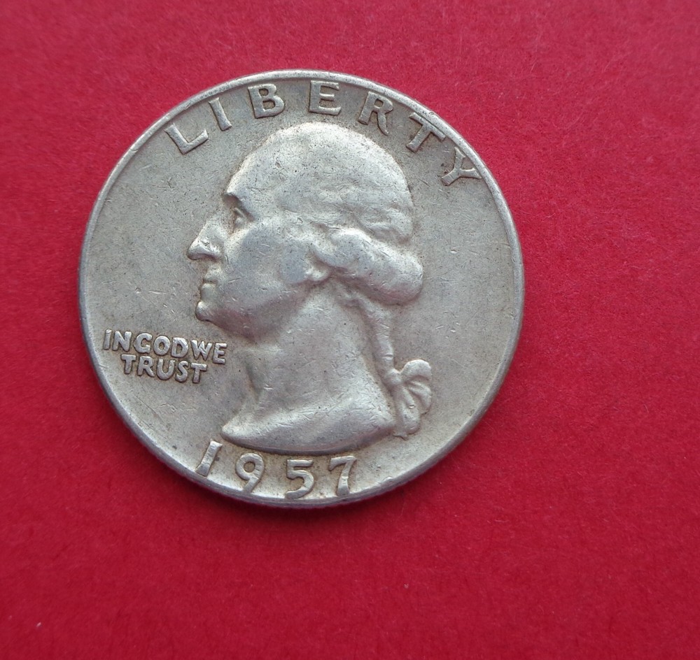 1957-D  SILVER  SILVER WASHINGTON QUARTER