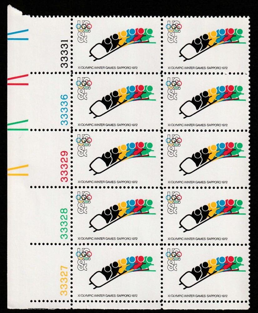 U.S. Sc. #1461, MNH, Lower Left Plate Block, 8c Olympics