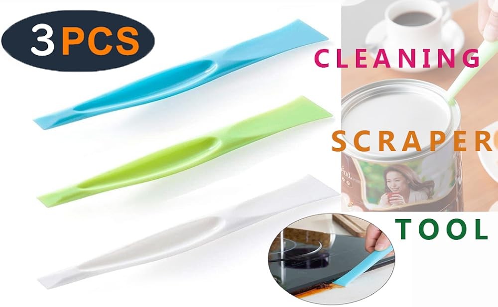 Multipose Cleaning Scraper Tool - Non-Scratch Hard Plastic Stier
