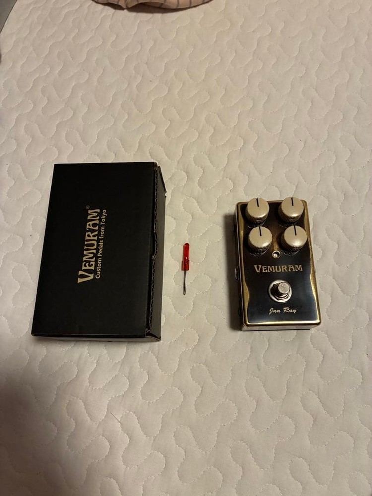 Vemuram Jan Ray Guitar Effects Pedal 4 Knobs with Box Driver Serviced 3000s