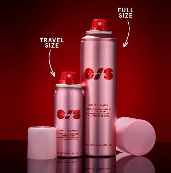 100% Authentic ONE/SIZE On 'Til Dawn Mattifying Waterproof Setting Spray，2 sizes