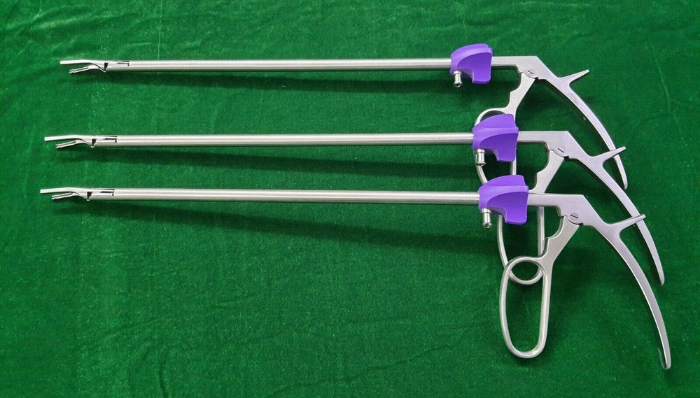 Laparoscopic Hem o Lock Applicator 10mmx330mm SS Best Quality Instruments - 3pc