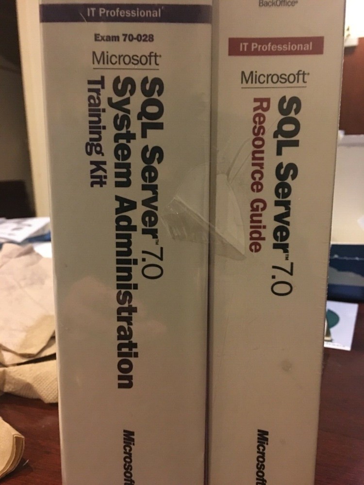 NEW Microsoft SQL Server 7.0 Resource Guide & System Administration Training Kit