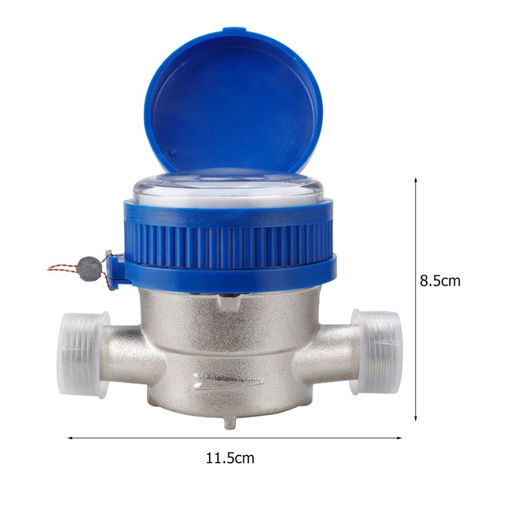 Cold Smart Water Meter Rotary Wing E-Type Digital Display Pointer Counter Tool