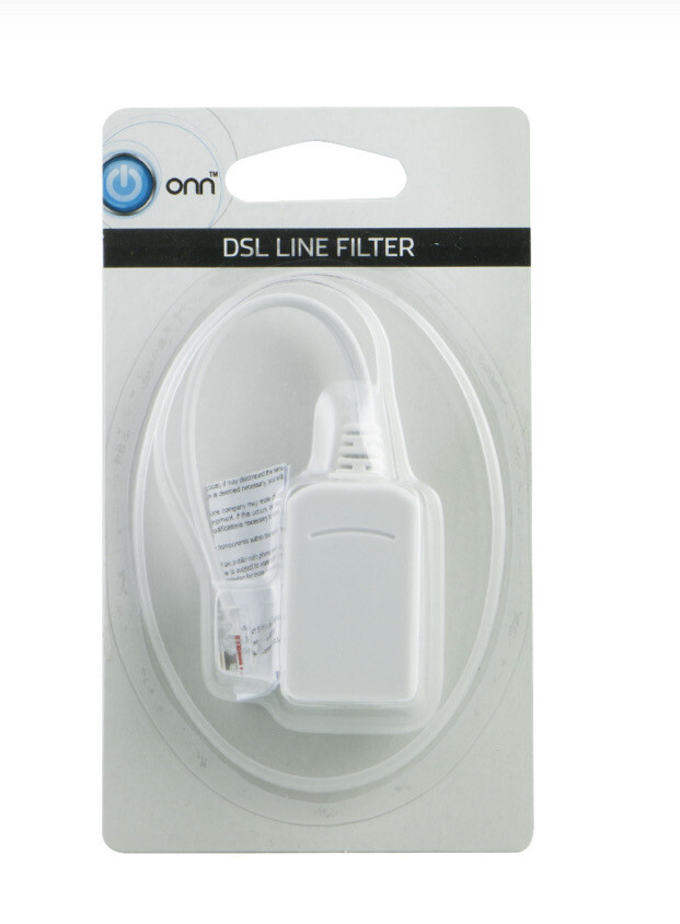 Onn DSL Line Filter Optimize ONB16TE015 White - SEALED NEW
