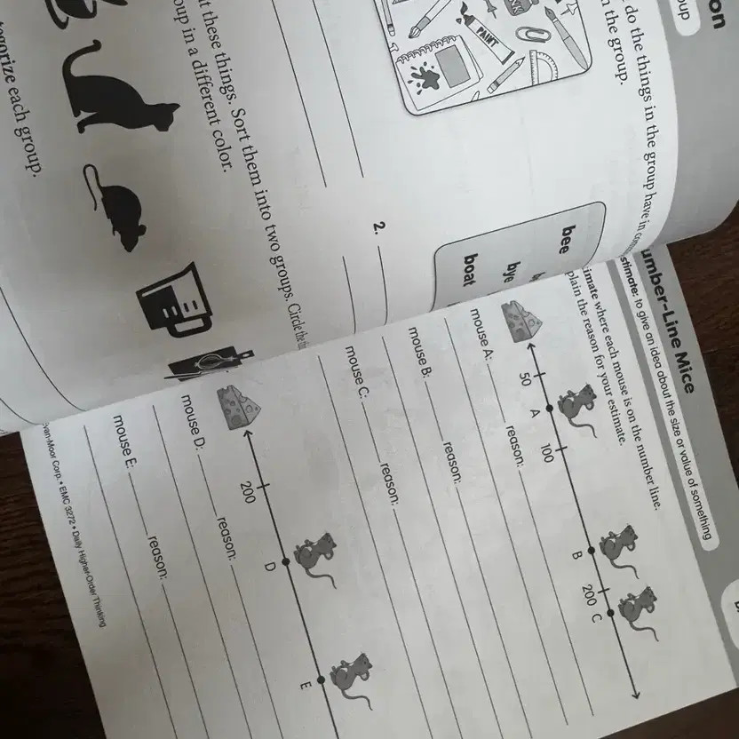 Evan Moore Daily Higher-Order Thinking Book for Grades 1-2