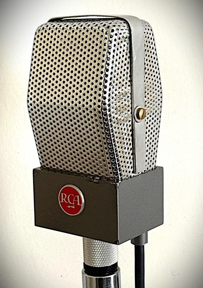 Replicated RCA 74B Style Ribbon Microphone, studio ready, w/stand (Listen!)