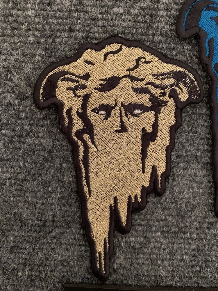 White Phosphor Gold XL Medusa Patch