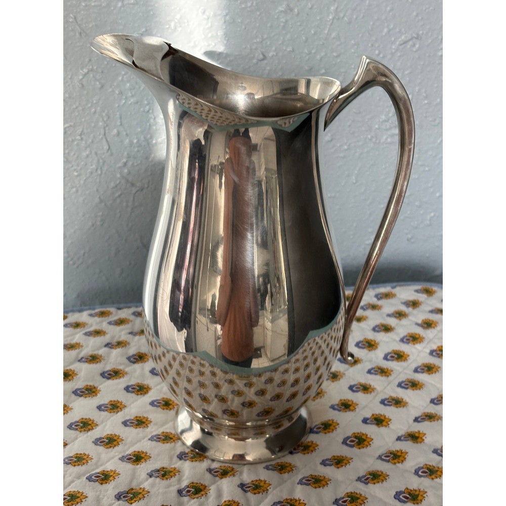 Vintage Silverplate Water pitcher No Brand