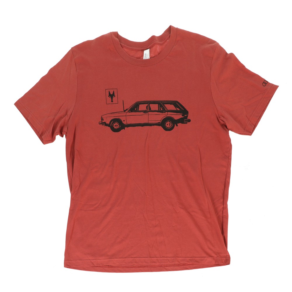 Audi Red Fox Wagon T-Shirt Large