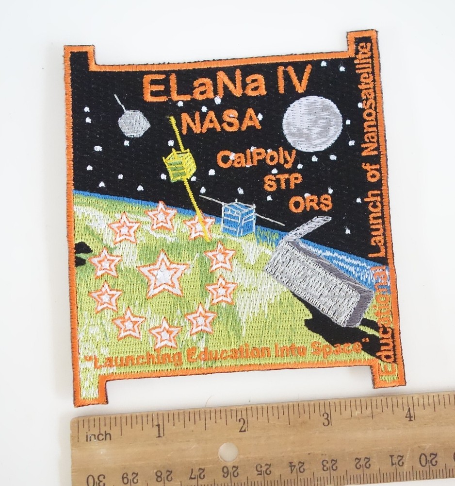 Vintage NASA ELaNa CalPoly Launch Service Program Embroidered Patch