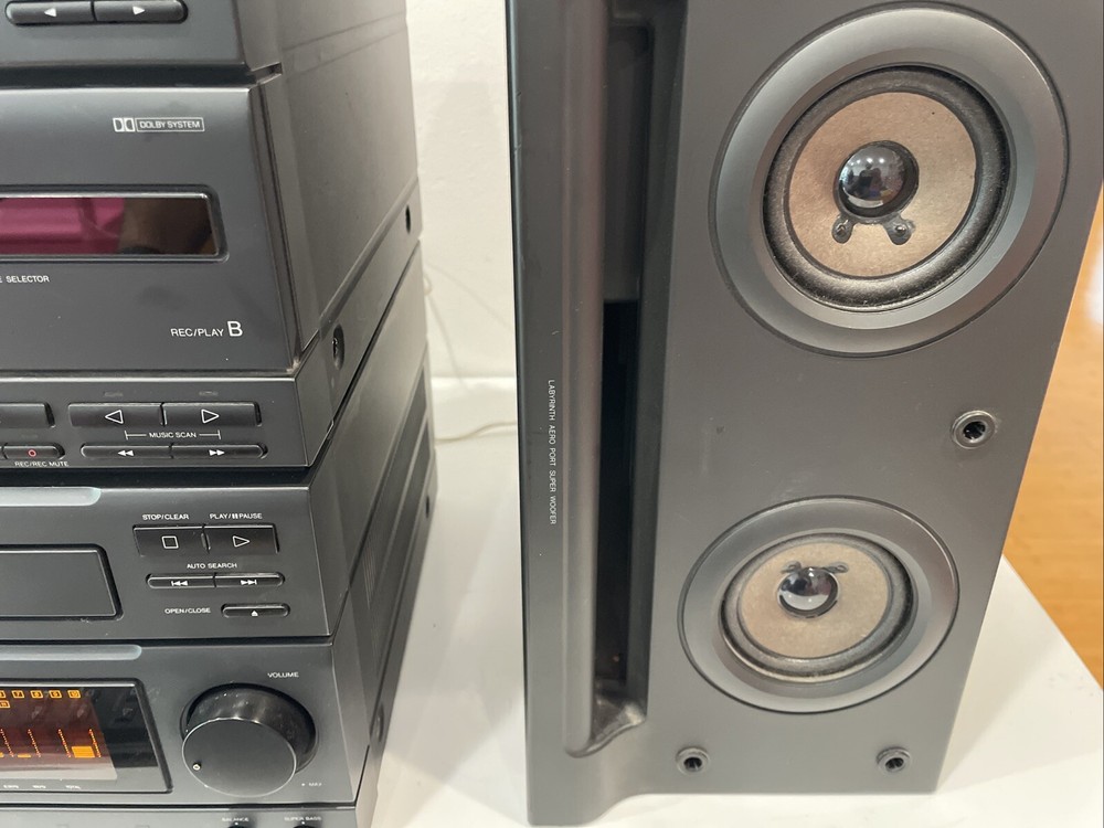 JVC MX-50 Compact Audio Component System CD/Tuner/Dual Cassette