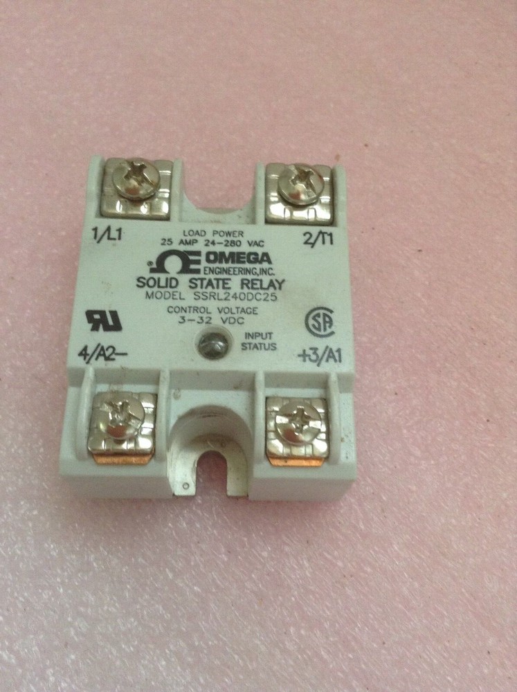 Omega SSRL240DC25 Solid State Relay