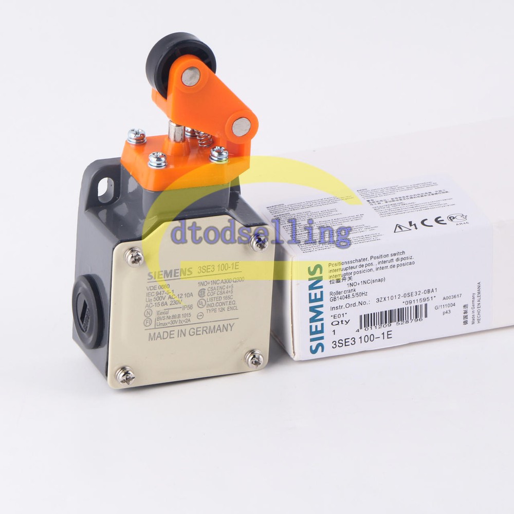 ONE New SIEMENS 3SE3100-1E Limit Switch