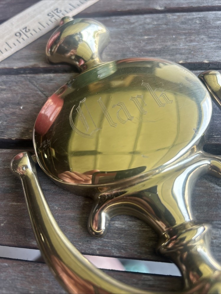 Things Remembered Solid Brass Hand Crafted Spain Door Knocker “Clark” Lampoon