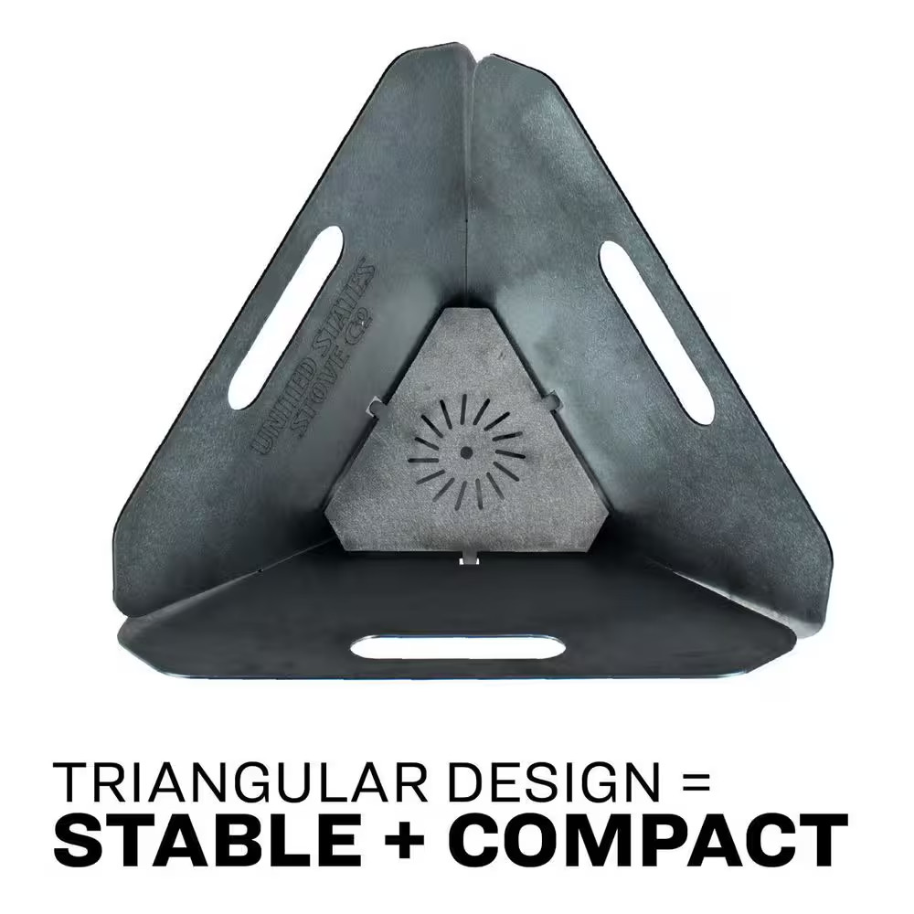 US14TP Portable Collapsible Triangular Fire Pit