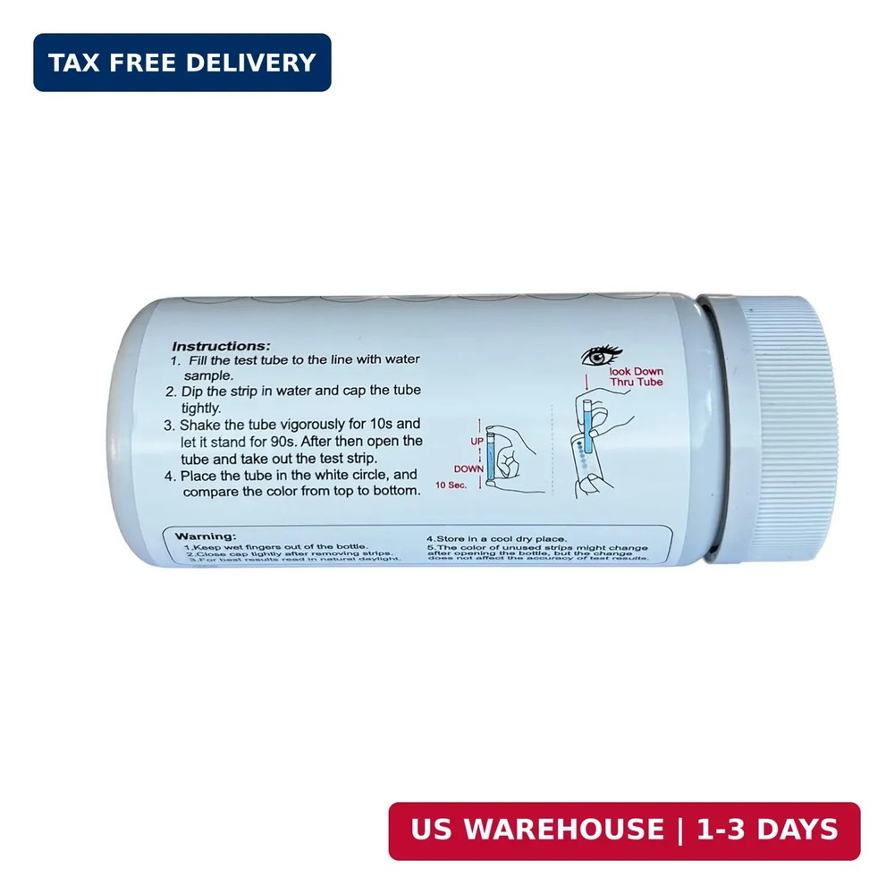 Phosphate Test Strips for Pools, Hot Tubs & Cold Plunges - Fast 15-Second Result