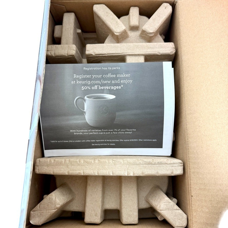 Keurig K-Express Essentials Single Serve K-Cup Pod Coffee Maker Cloud White