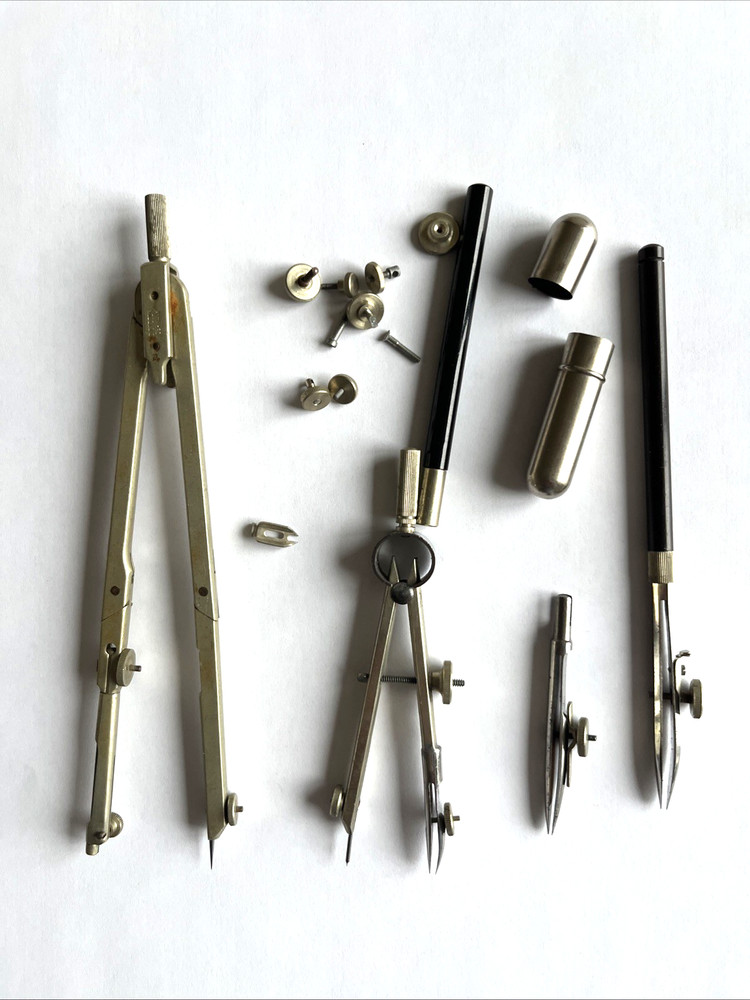 Assorted Dietzgen Drafting Tools Vintage Made In Germany
