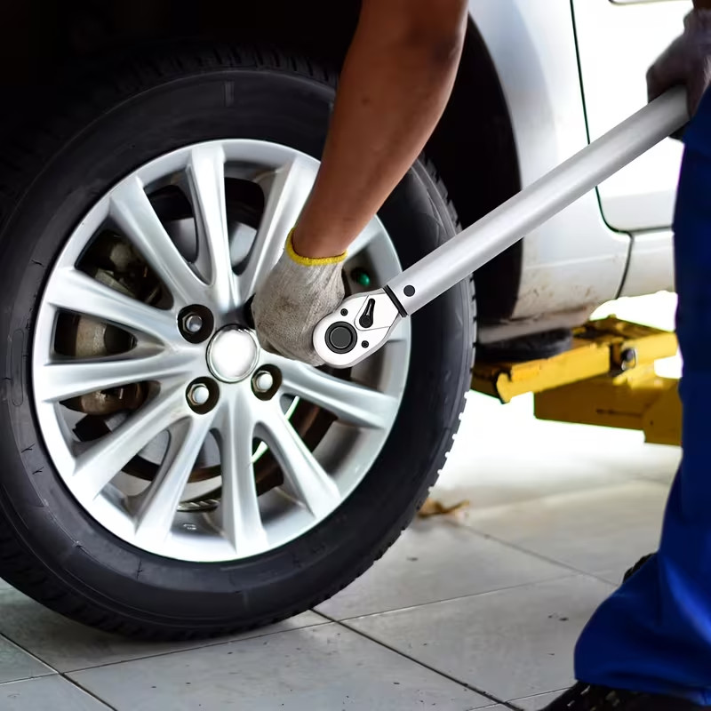 72-Tooth Torque Wrench Adjustable Torque Wrench 1/2" Drive 26-260ft.lb/35-350n.m