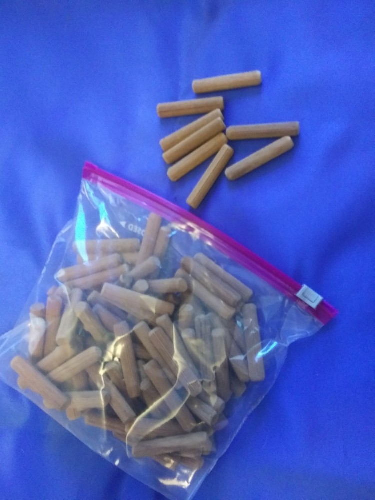 Solid Burma Teak Gluing dowels