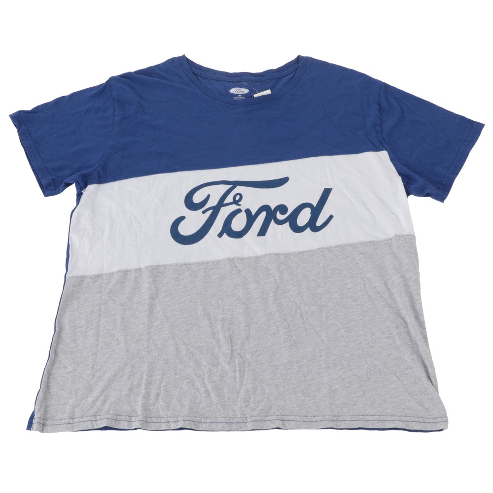 Ford Script Women's Colorblock Panel Shirt XL