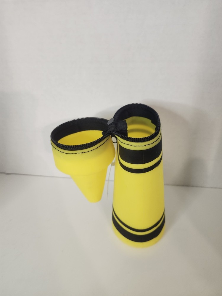 Crayon Shape Rubber Pencil Pouch - NEW